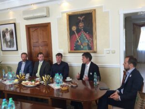 Зустріч чеських донорів у посольстві України в Чехії. Фото прес-служби посольства.
