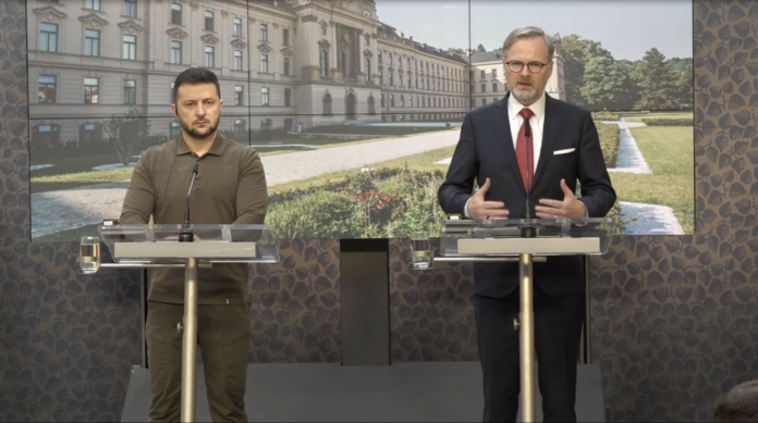 Пресконференція: президент Зеленський і премʼєр Фіала