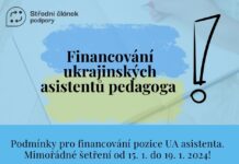 Financování ukrajinských asistentů pedagoga