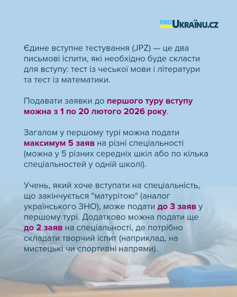 Вступ до середніх шкіл