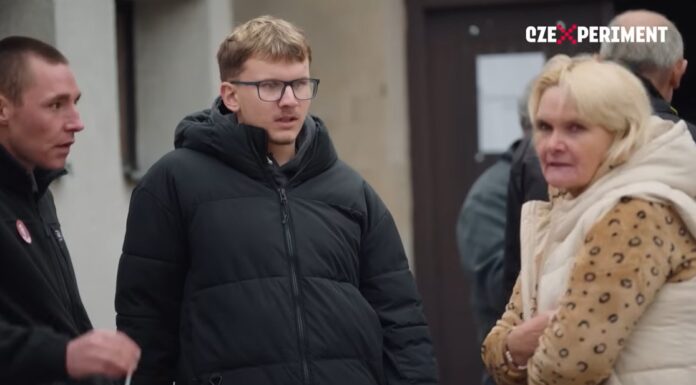 соціальний експеримент чехи молодий чоловік