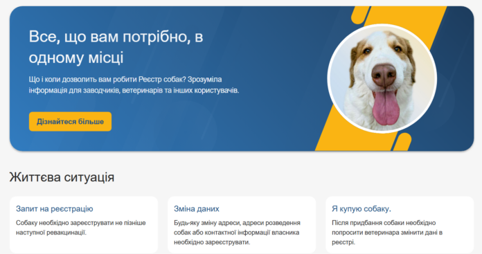 реєстр собак