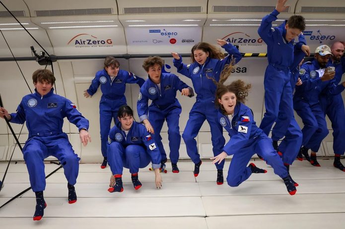 Česká cesta do vesmíru місія Zero-G космос діти